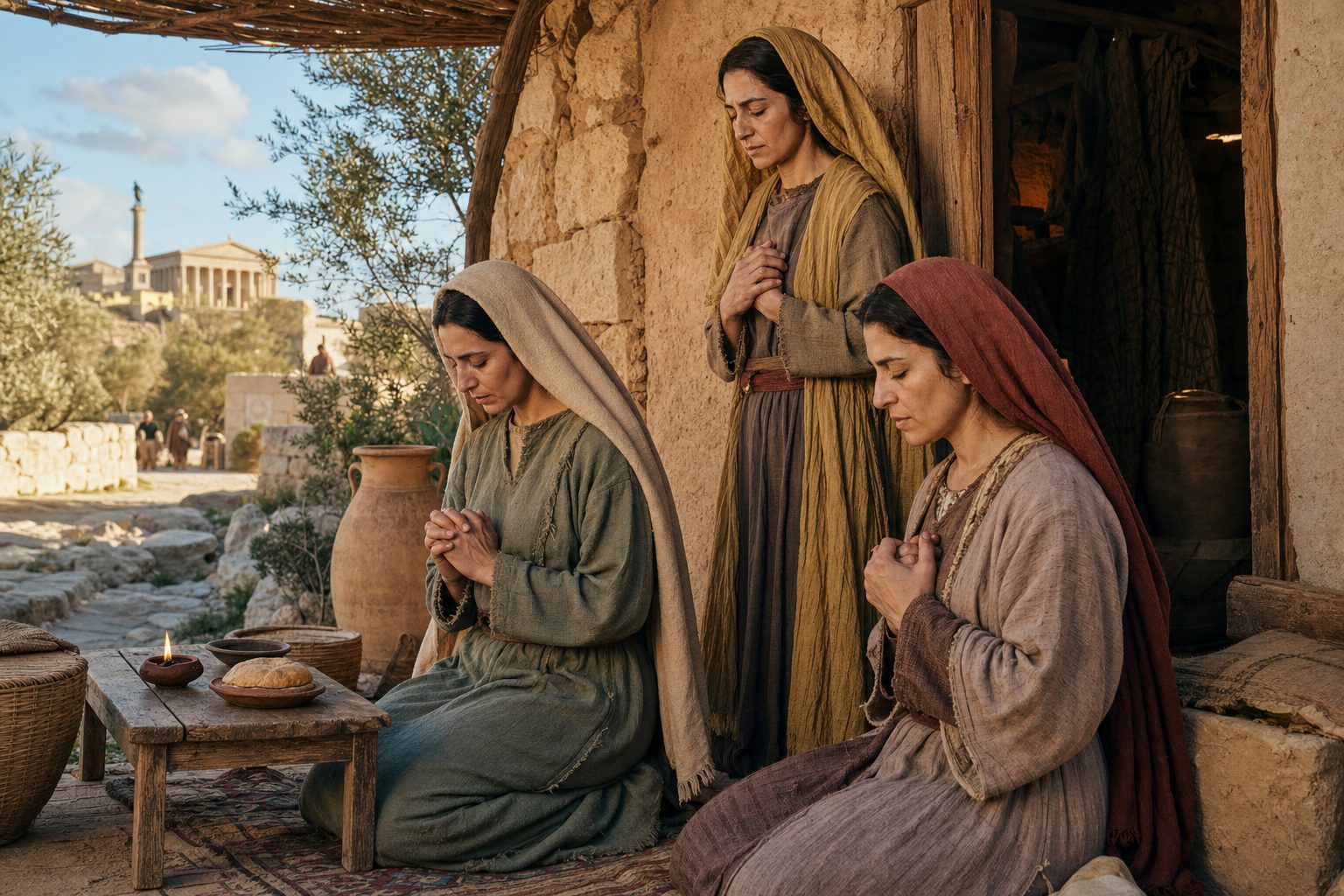 The memory of the holy martyrs of Kyriachia, Caleria and Mary The memory of the holy martyrs of Kyriachia, Caleria and Mary